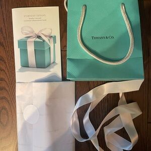Tiffany and co box and bag